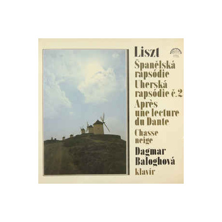 Franz Liszt, Dagmar Baloghová ‎– Spanelska Rapsodie, Uherska Rapsodie C.2, Apres Une Lecture Du Dante, Chasse Neige