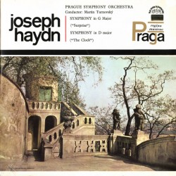 Joseph Haydn - Prague Symphony Orchestra, Martin Turnovský ‎– Symphony In G Major/ Symphony In D Major