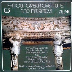 Famous Opera Overtures And Intermezzi - Bratislava Radio Symphony Orchestra, Ondrej Lenárd ‎