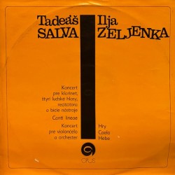 Tadeáš Salva / Ilja Zeljenka ‎– Tadeáš Salva / Ilja Zeljenka