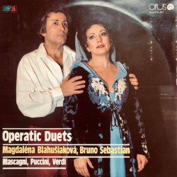 Magdaléna Blahušiaková. Bruno Sebastián, Mascagni,Puccini,Verdi ‎– Operatic Duets