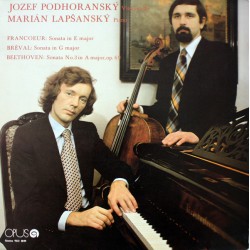 Jozef Podhoranský, Marián Lapšanský ‎– Sonata In E Major / Sonata In G Major / Sonata No. 3 In A Major, Op. 69